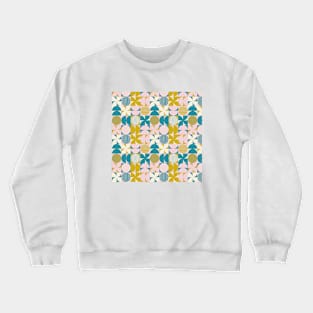 Geometric grid pattern Crewneck Sweatshirt